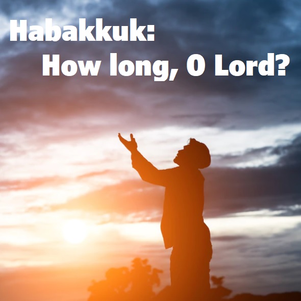 Habakkuk Sermon Series Icon: A man raises his hands in prayer
